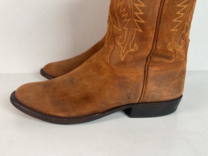 Rios Of Mercedes Kudu Suede Roper Boots | USA Made | Waxy | 12 D