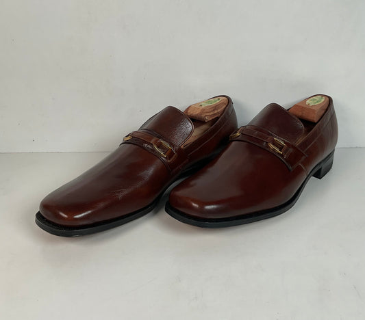 Vintage Florsheim Broadmoor Loafers | Toast Brown | Original Box | 1970s | 11 B