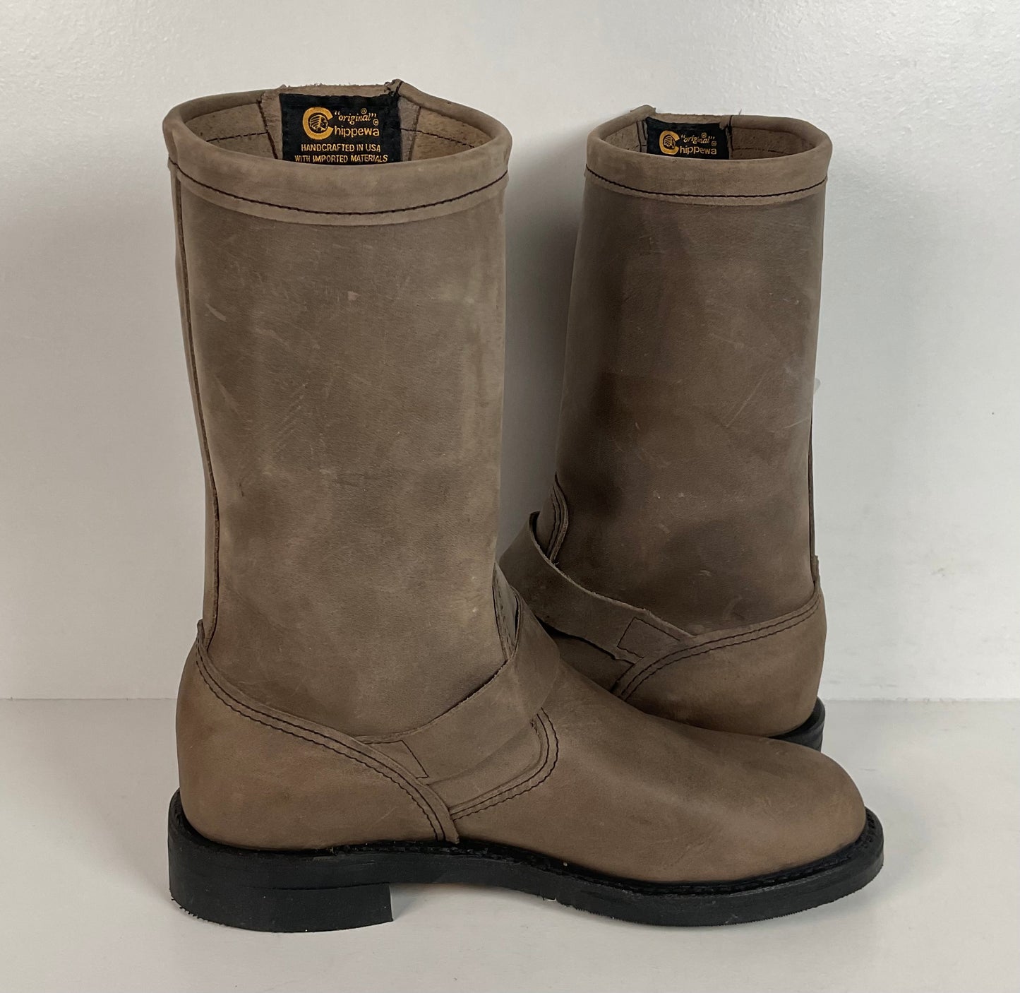 Chippewa Engineer Boots | Distressed Nubuck | USA Made | Women’s 8 M