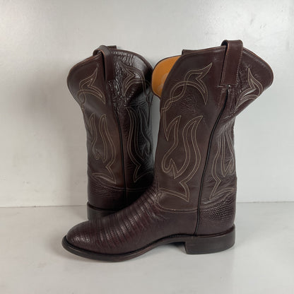 Caboots Lizard Roper Boots 9 E Champion Attitude Custom