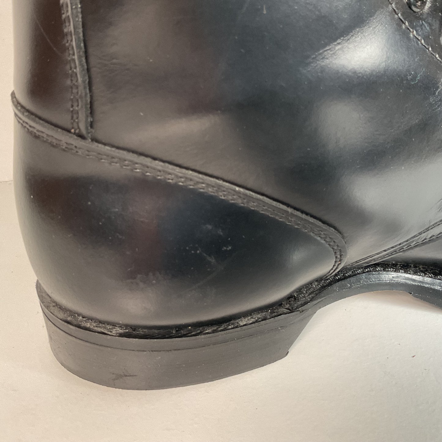 Vintage Double H Cap Toe Jump Boots 10.5 D USA Made Old School Panco Soles