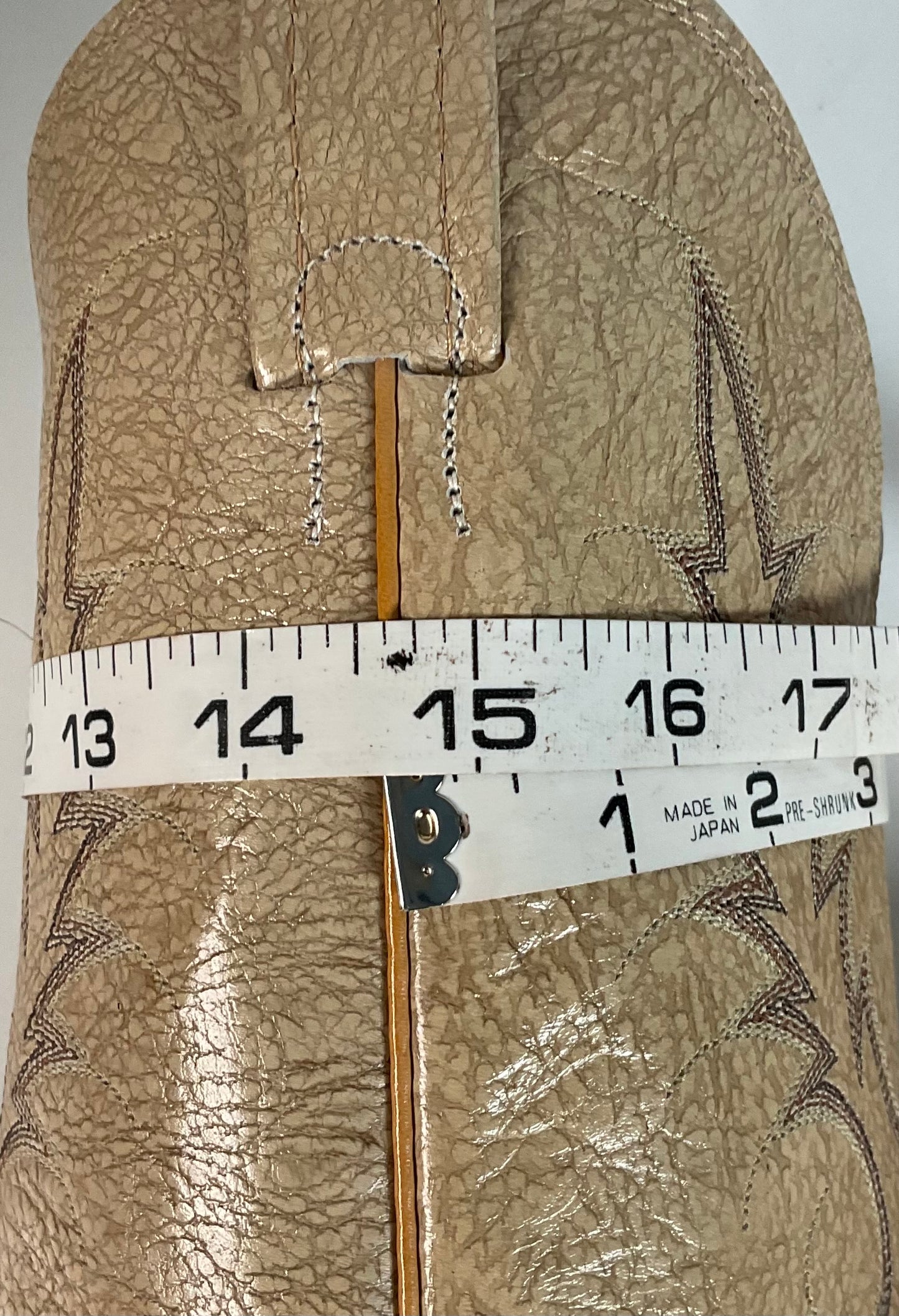 Vintage Nocona Kangaroo Cowboy Boots | USA Made | Sand | Men’s 10 D