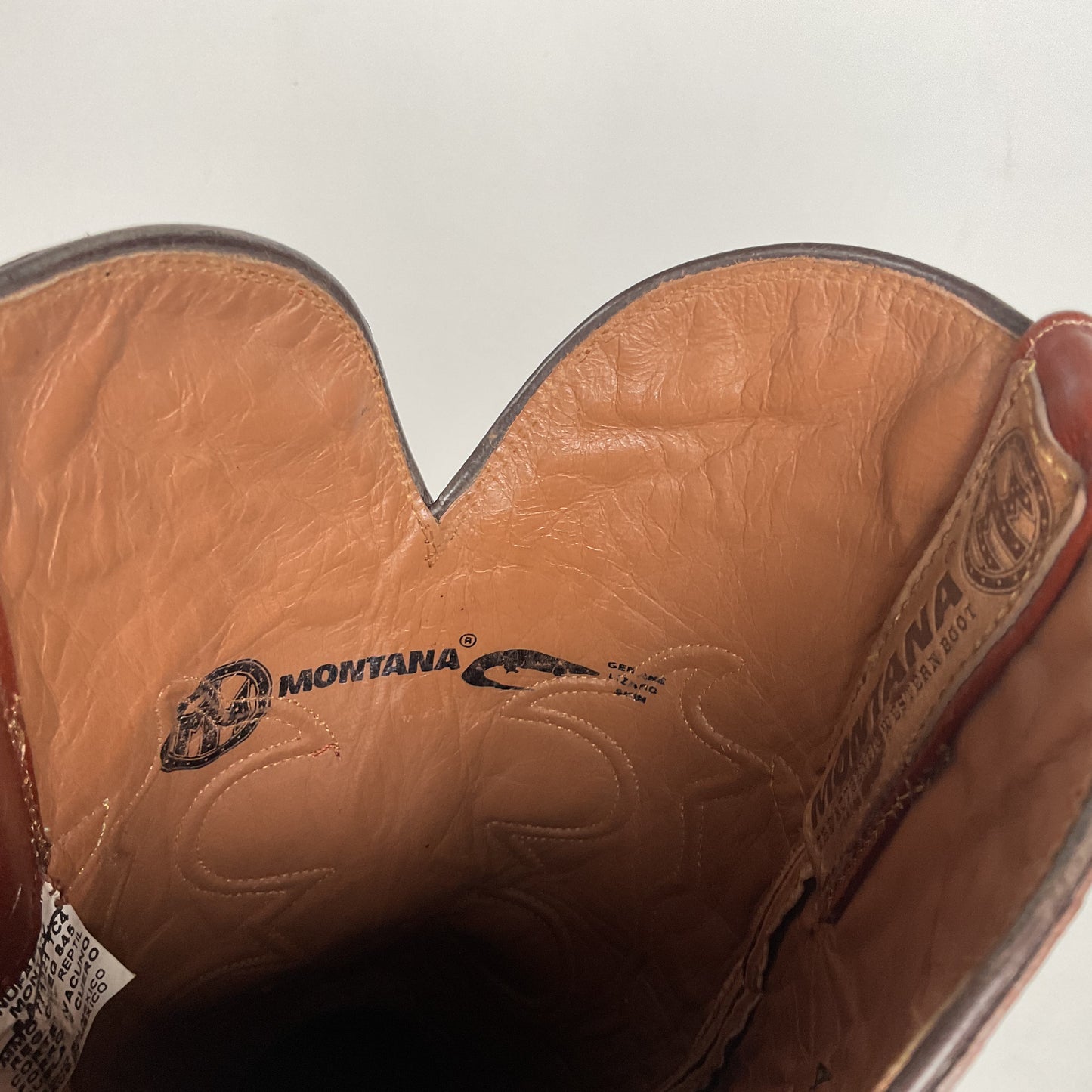Montana Teju Lizard Cowboy Boots | Tooled Inlays | Men’s 9 D