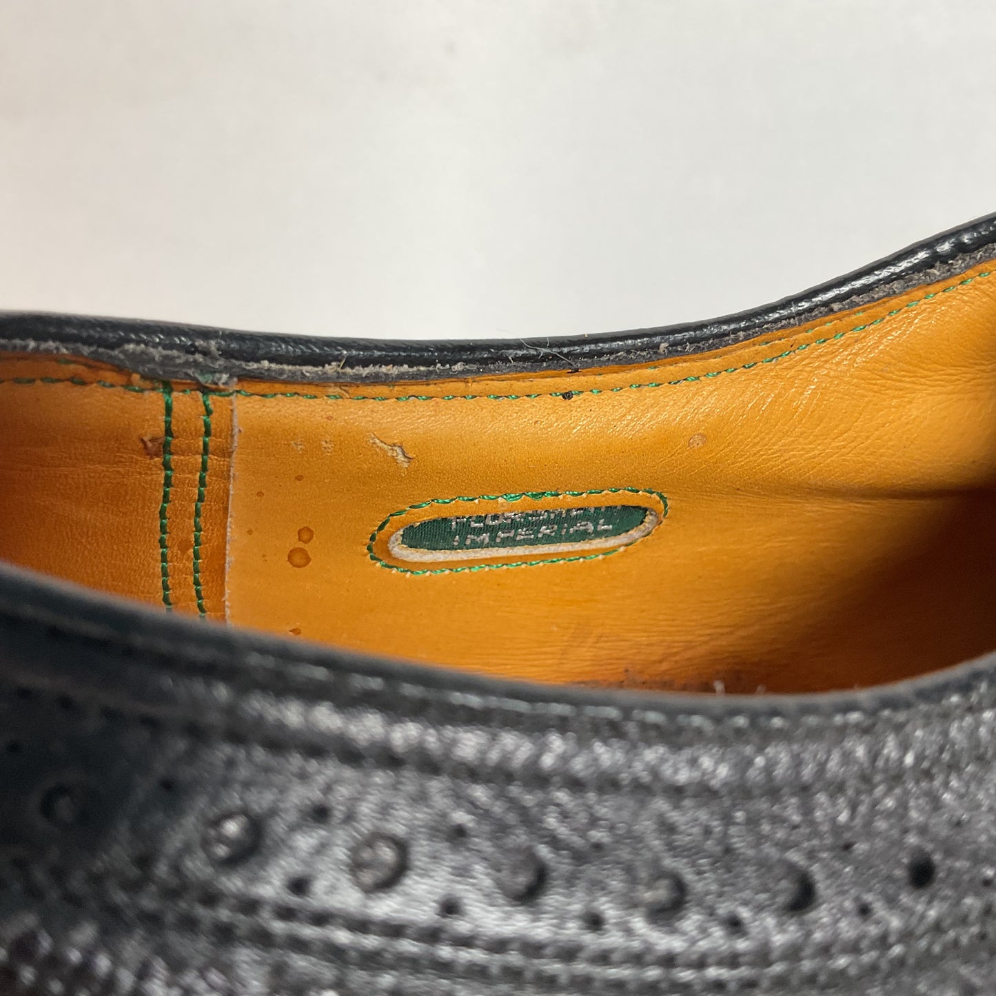 Vintage Florsheim Imperial Kenmoor Shoes | Brogued Longwing | Men’s 7.5 D