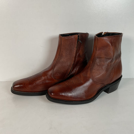 Vintage Laredo Western Ankle Boots | Side Zip | USA Made | Men’s 10.5 EE
