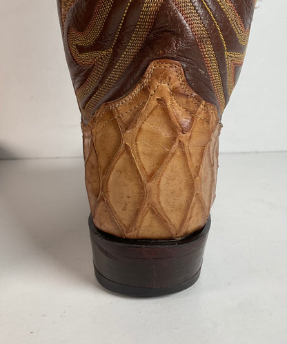 Vintage Tony Lama El Rey Anteater Boots — Men’s 5 | Women’s 6