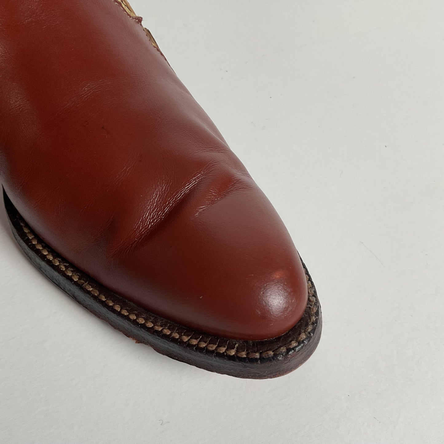 1970s Justin Butterfly Cowgirl Boots | Snakeskin Inlay | USA Made | 6.5 C