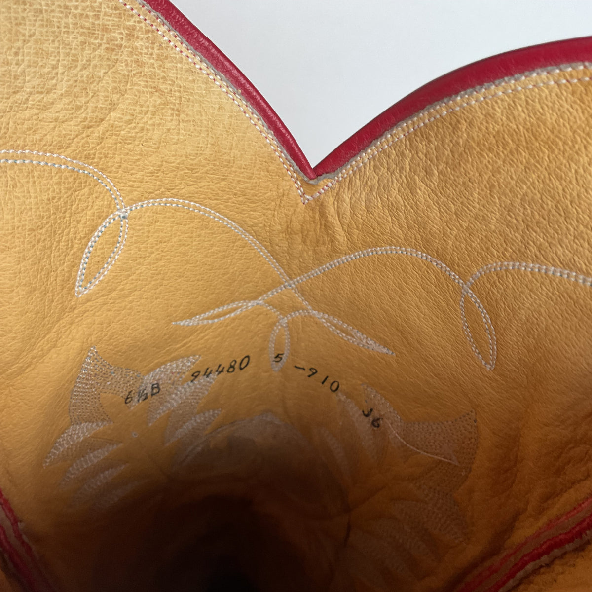 Vintage Panhandle Slim Tall Cowgirl Boots | Red Deer Tan | Women’s 6.5 B