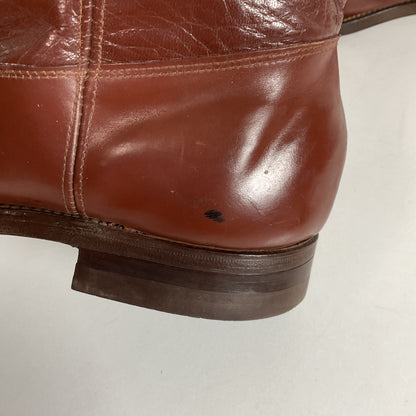 Vintage Jarman Cloth Pull Military Style Boots 11 Narrow 1940s