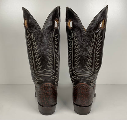 Vintage Tony Lama Caribou Buckaroo Boots | Exotic | Gold Label | Men’s 10 D