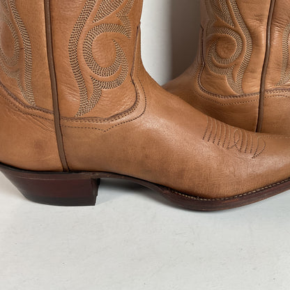Vintage Sanders Cowgirl Boots 6.5 B Snip Toe Hand Crafted
