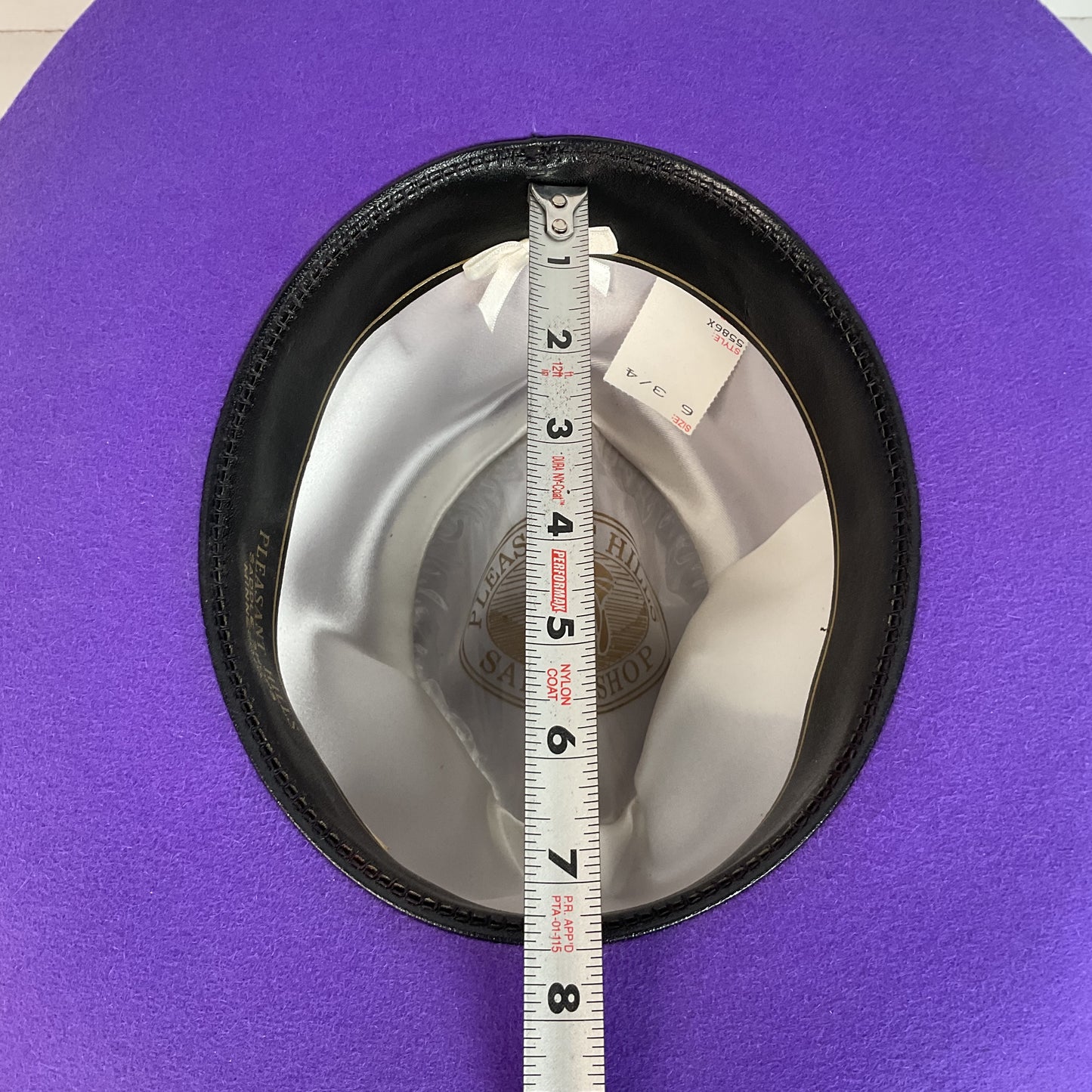 Beaver Brand Purple Cowgirl Hat 6 3/4” USA Made 5X