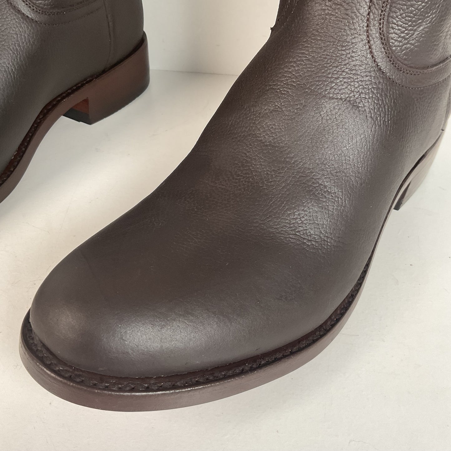 Lucchese for Resistol Ranch Cowboy Roper Boots | Brown Calf | Men’s 8 D