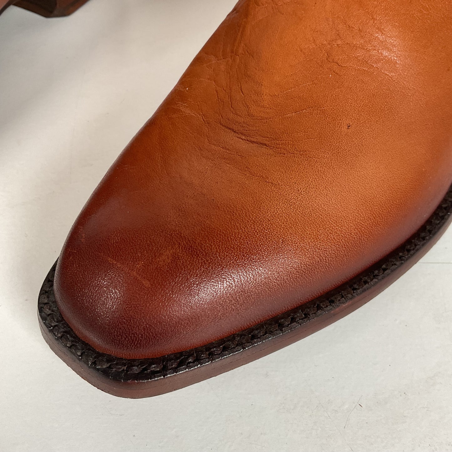 Lucchese Jodhpur Riding Boots | Burnished Calf | USA Made | GY | Men’s 10 D