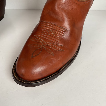 Vintage Tony Lama Tall Cowgirl Boots | Gold Label | Men’s 6.5 C | Women’s 7.5