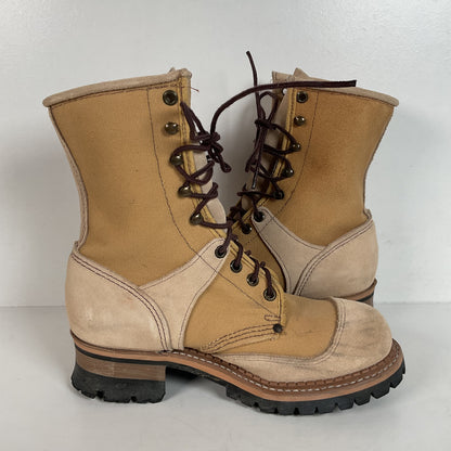 Vintage Georgia Safety Toe Combat Boots | Desert Suede | 5.5 E |Women’s 7