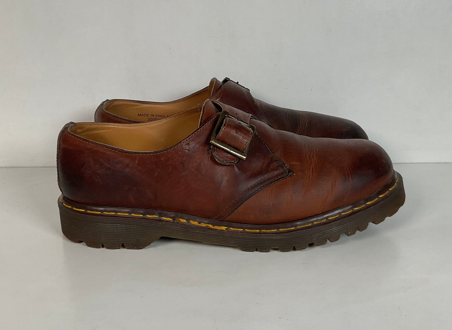 Vintage Dr. Martens Chunky Monk Strap Platform Loafers UK 11 | US 12