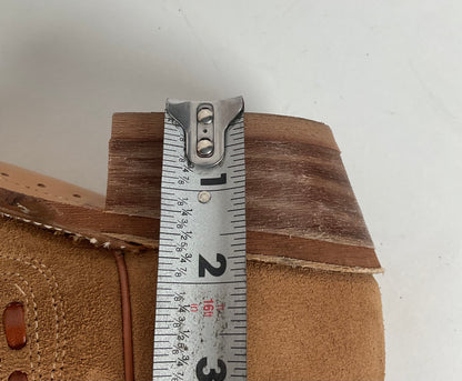 Vintage Sears Suede Cowboy Boots | Rough Out | Buck Stitch | USA Made | 9 D