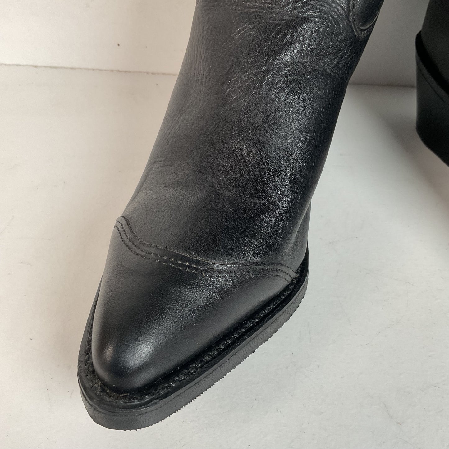 Vintage Harley Davidson Tall Motorcycle Boots 7 M Lace Up USA Made