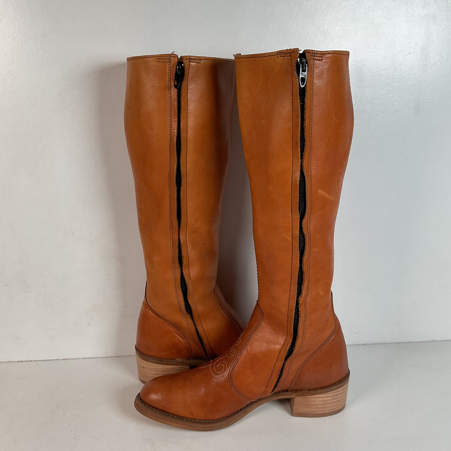 1970s Wrangler Platform Campus Boots — USA Made — 7 N