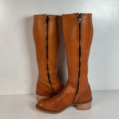 1970s Wrangler Platform Campus Boots — USA Made — 7 N