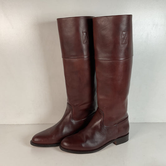Frye Women’s Dorado Tall Equestrian Riding Boots 9 M Made In Spain