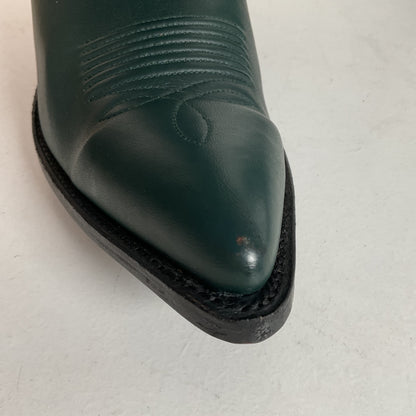 Vintage Nocona Cowgirl Boots | USA Made | Green | 7.5 B