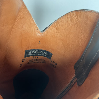 Vintage J. Chisholm Bullhide Cowboy Boots | USA Made | Grey | Men’s 8.5 D