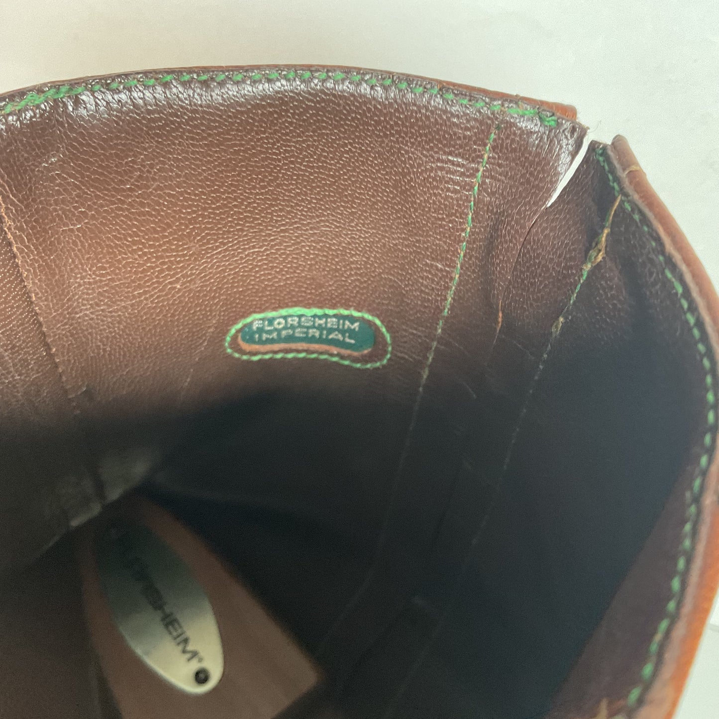 Vintage Florsheim Imperial Zipper Boots 10 D Chelsea Style