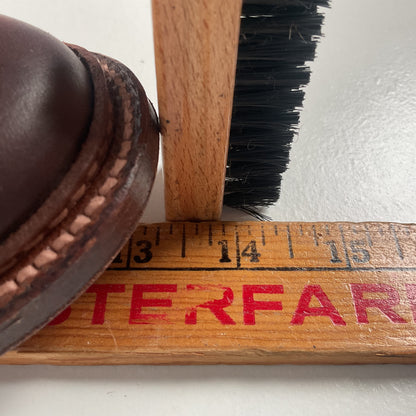 Alden for J. Crew Derby Blucher Shoes 12 D Cigar Brown