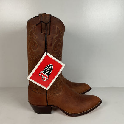 Vintage Justin Bay Apache Cowboy Boots | USA Made | Men’s 8 EE