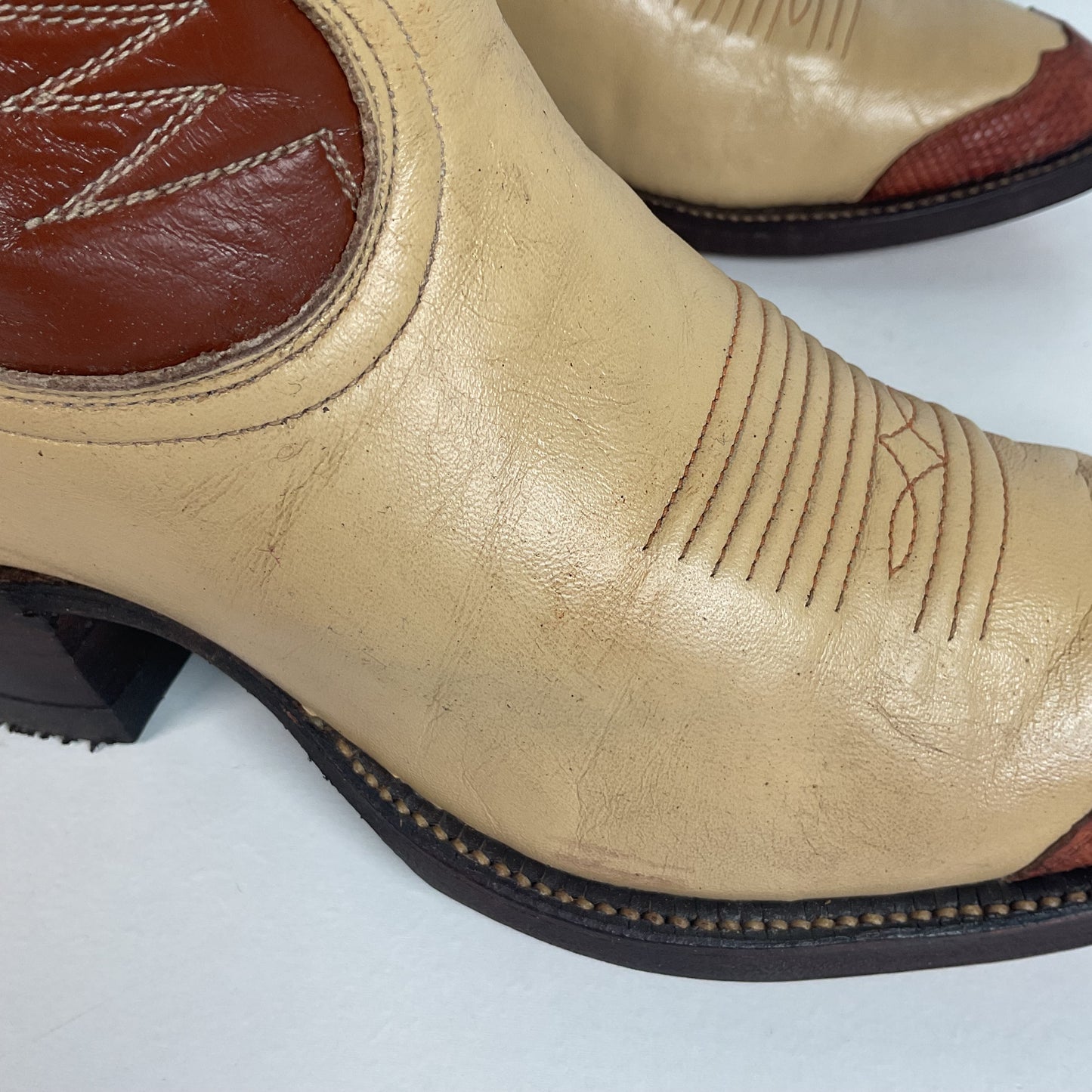 Tony Lama Urban Cowboy Boots Men’s 7 B | Women’s 8 Gold Label USA Made