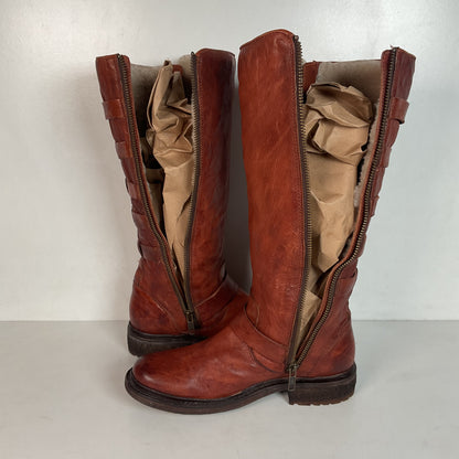 Frye Women’s 14.5” Valerie Shearling Sherpa Harness Boots 6 B Winter