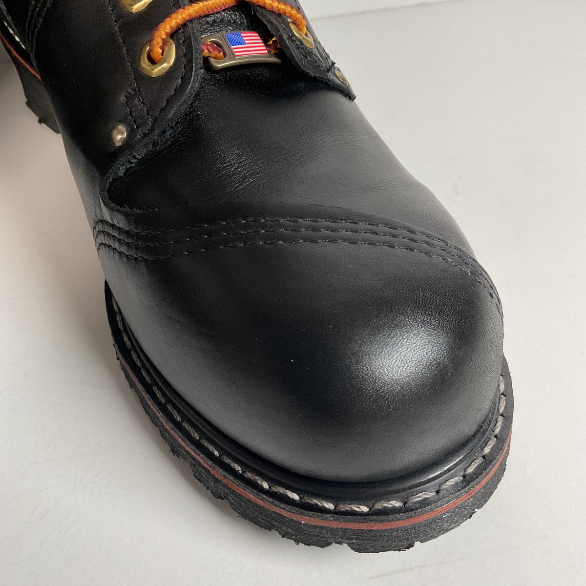 Carolina Linesman Boots | Soft Toe | Black Oil Tan | USA Made | Men’s 12 D