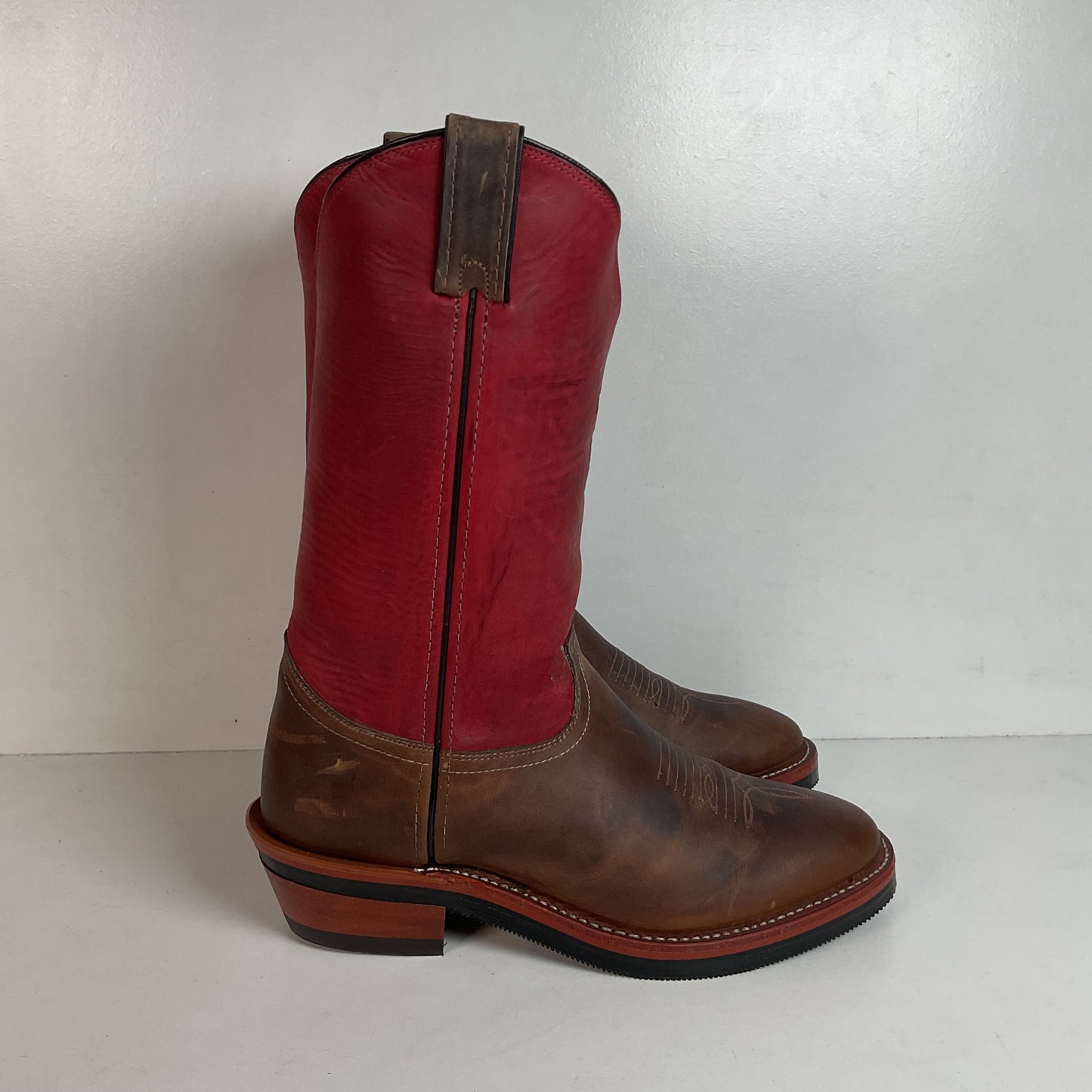 Chippewa Red Arroyo Wellington Boots 9 D USA Made Soft Toe