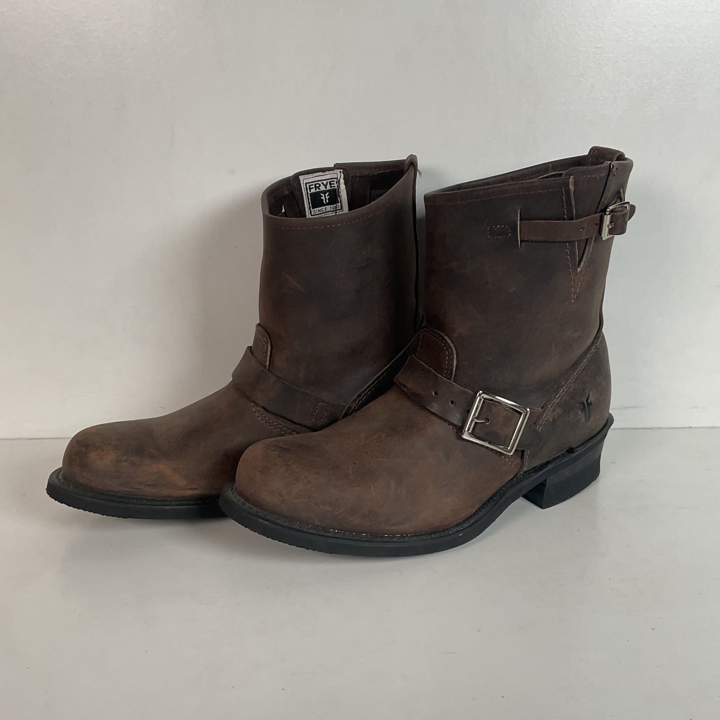 Frye Women’s 8R Engineer Harness Boots 8.5 M Style 77500 USA Made Shorty