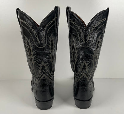 Vintage Tony Lama Cowboy Boots | Python Snakeskin | Men’s 8.5 D