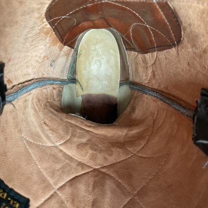 1960s Tony Lama Cowboy Boots Men’s 6 Extra Narrow | Women’s 7 Alligator Wingtip