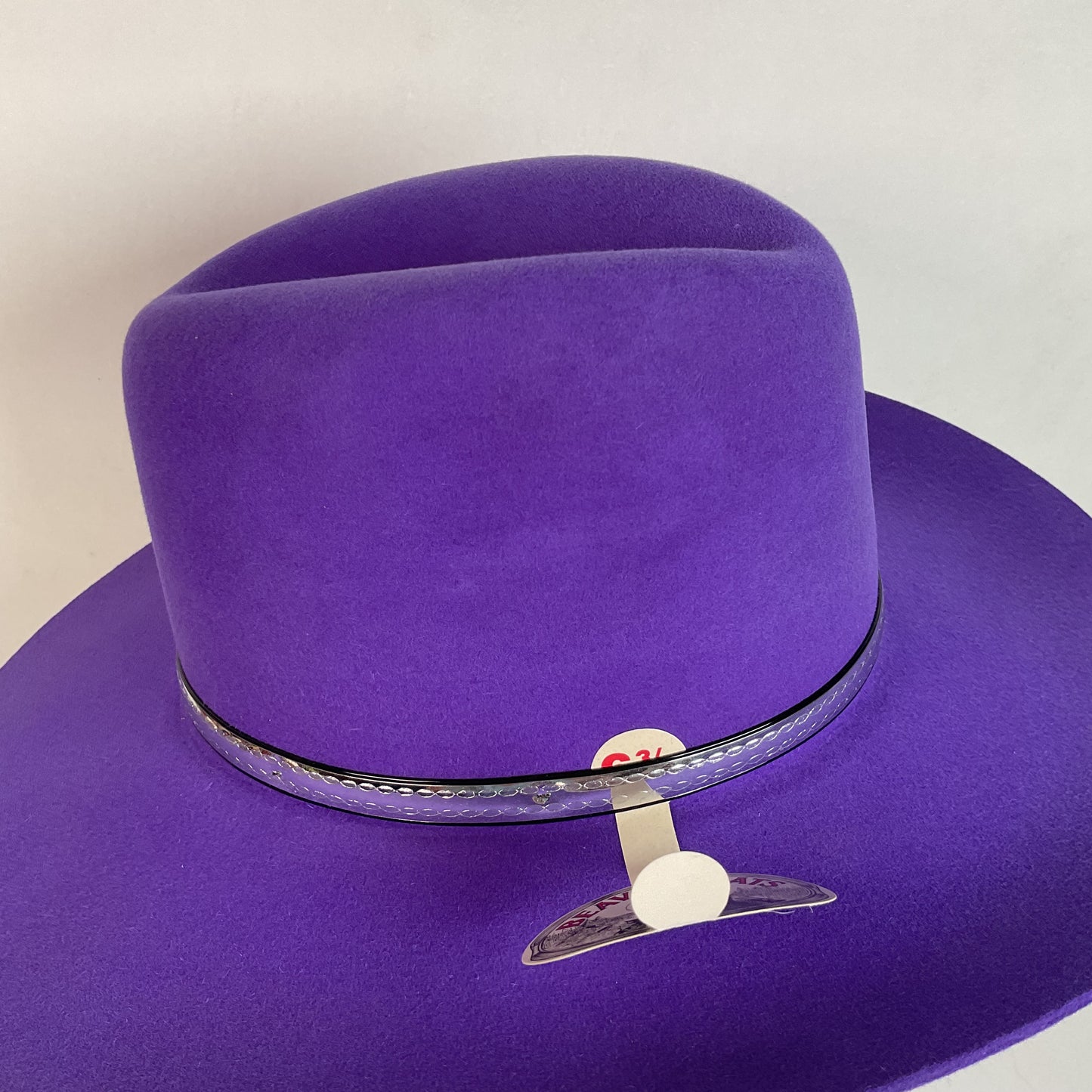 Beaver Brand Purple Cowgirl Hat 6 3/4” USA Made 5X