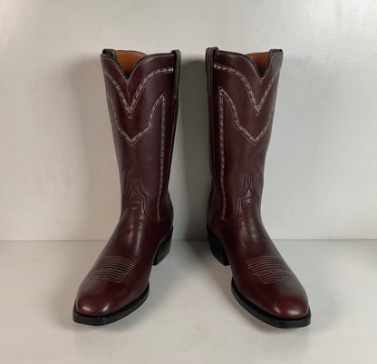 Lucchese San Antonio Cowboy Boots — French Toe — Men’s 8 D