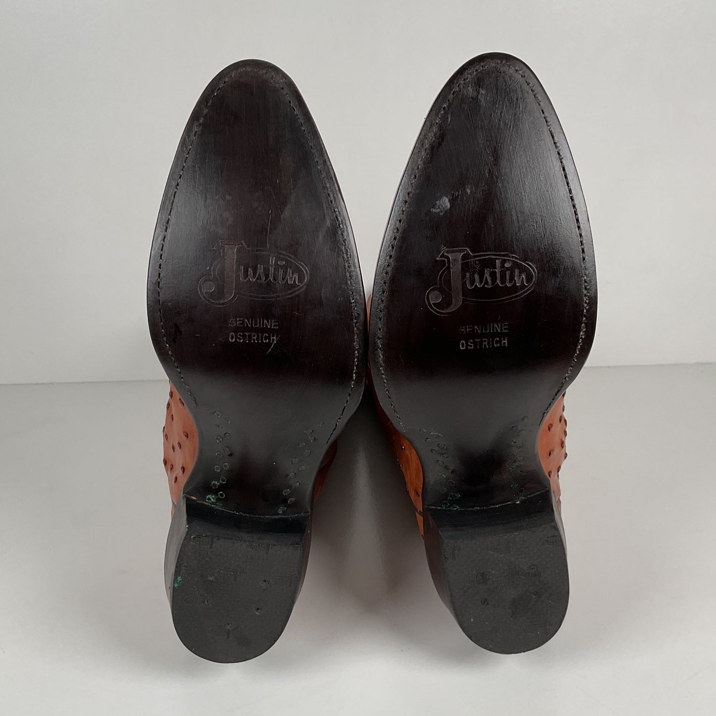 Justin Ostrich Quill Cowgirl Boots | Exotic | USA Made | Women’s 8.5 B