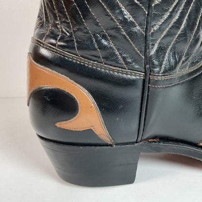 Vintage Frye Authentic Cowboy Boots | Starburst | Wingtip | 1950s | Men’s 9.5 D