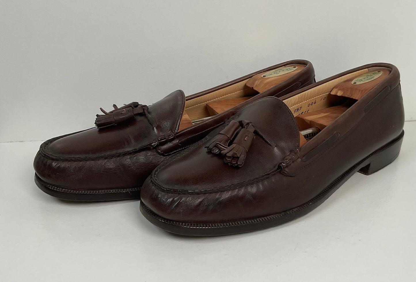 Alden New England Moccasin Tassel Loafer 10 Dark Brown