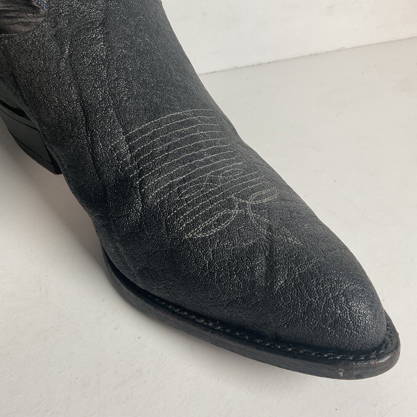 Vintage Tony Lama Elephant Cowboy Boots 10.5 EE Gold Label USA Made