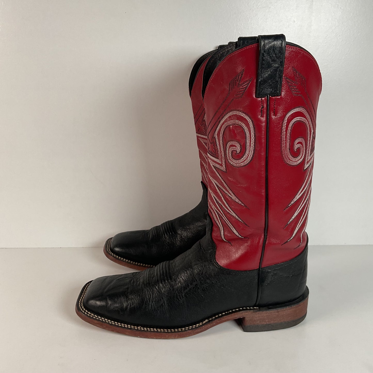 Justin Bent Rail Wildebeest Cowboy Boots | Exotic | USA Made | 10.5 D