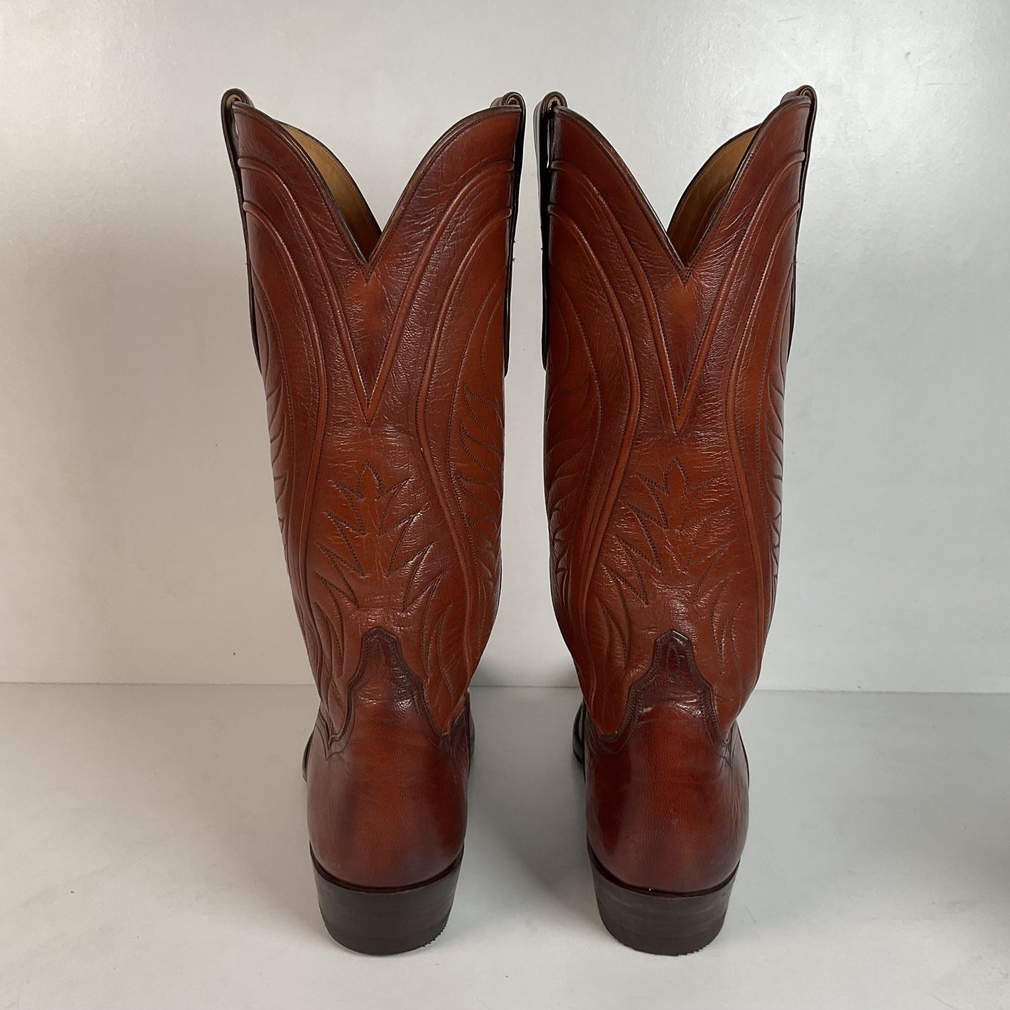Vintage T.O. Stanley Goat Seville Cowboy Boots 10.5 D Recraft