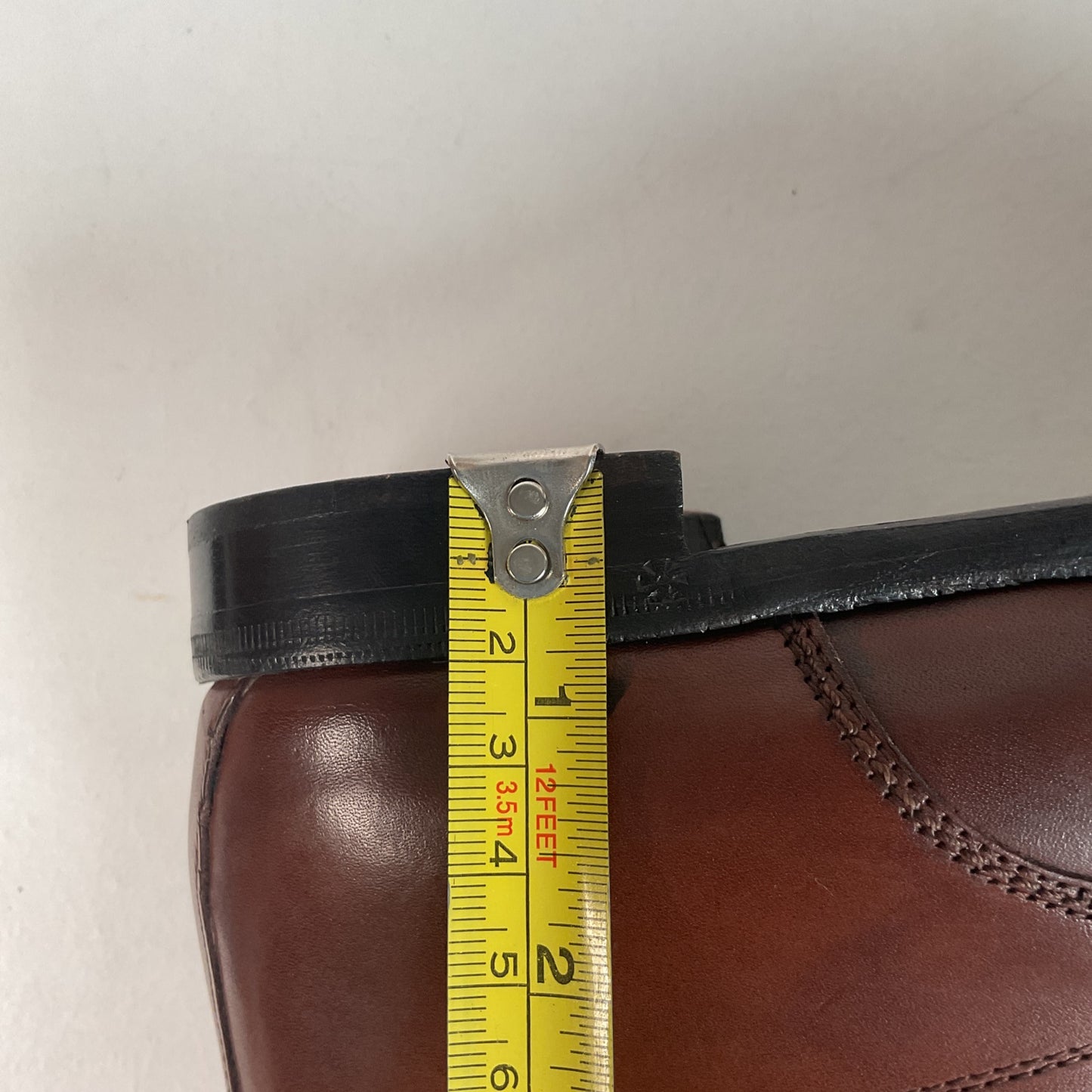 Women’s Ralph Lauren Victorian Style Boots 6.5 B Brown Leather Purple Label