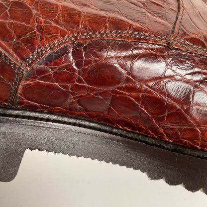 Mezlan Full Crocodile Derby Shoes | Salzburg | Exotic | Men’s 10.5