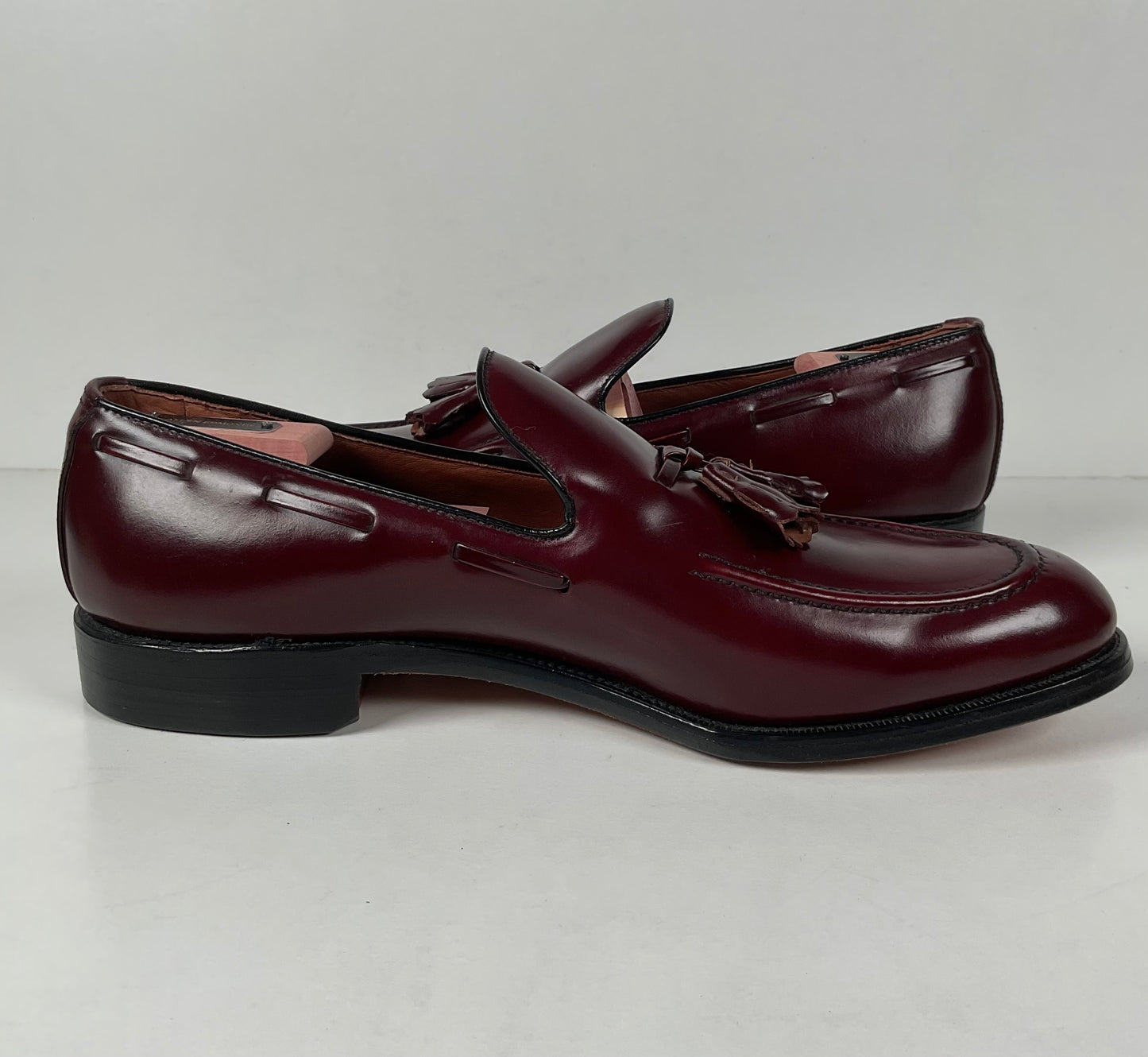 Vintage Allen Edmonds Saratoga Tassel Loafers | Burgundy Calf | Men’s 10 B
