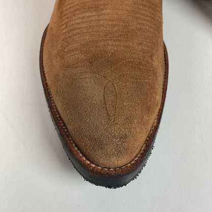 Little’s San Antonio Custom Cowboy Boots | Suede Rough Out | Men’s 11 D